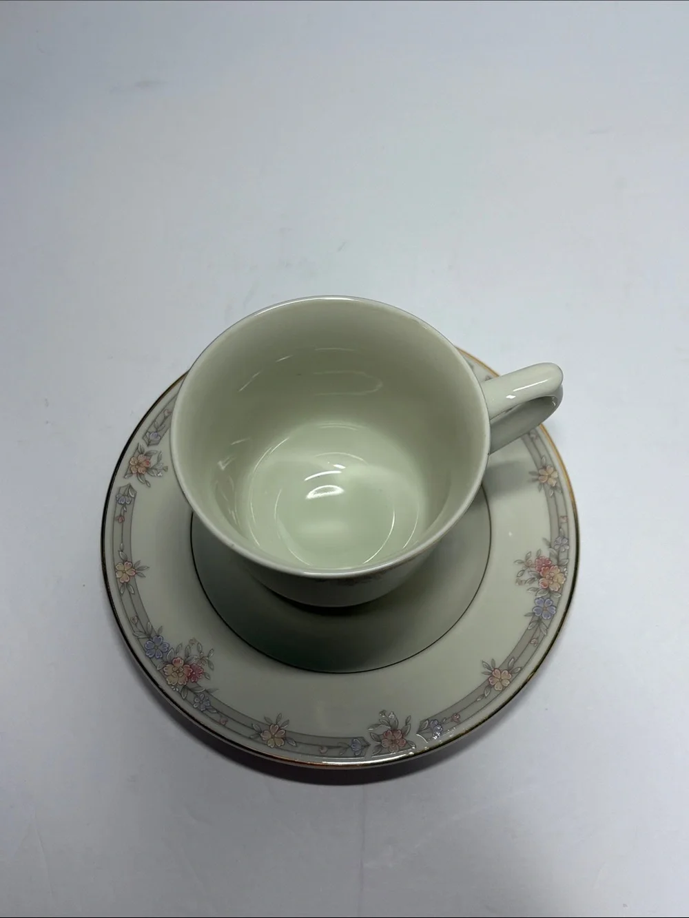 Sango Regency Collection Monroe China Footed Cup & Saucer